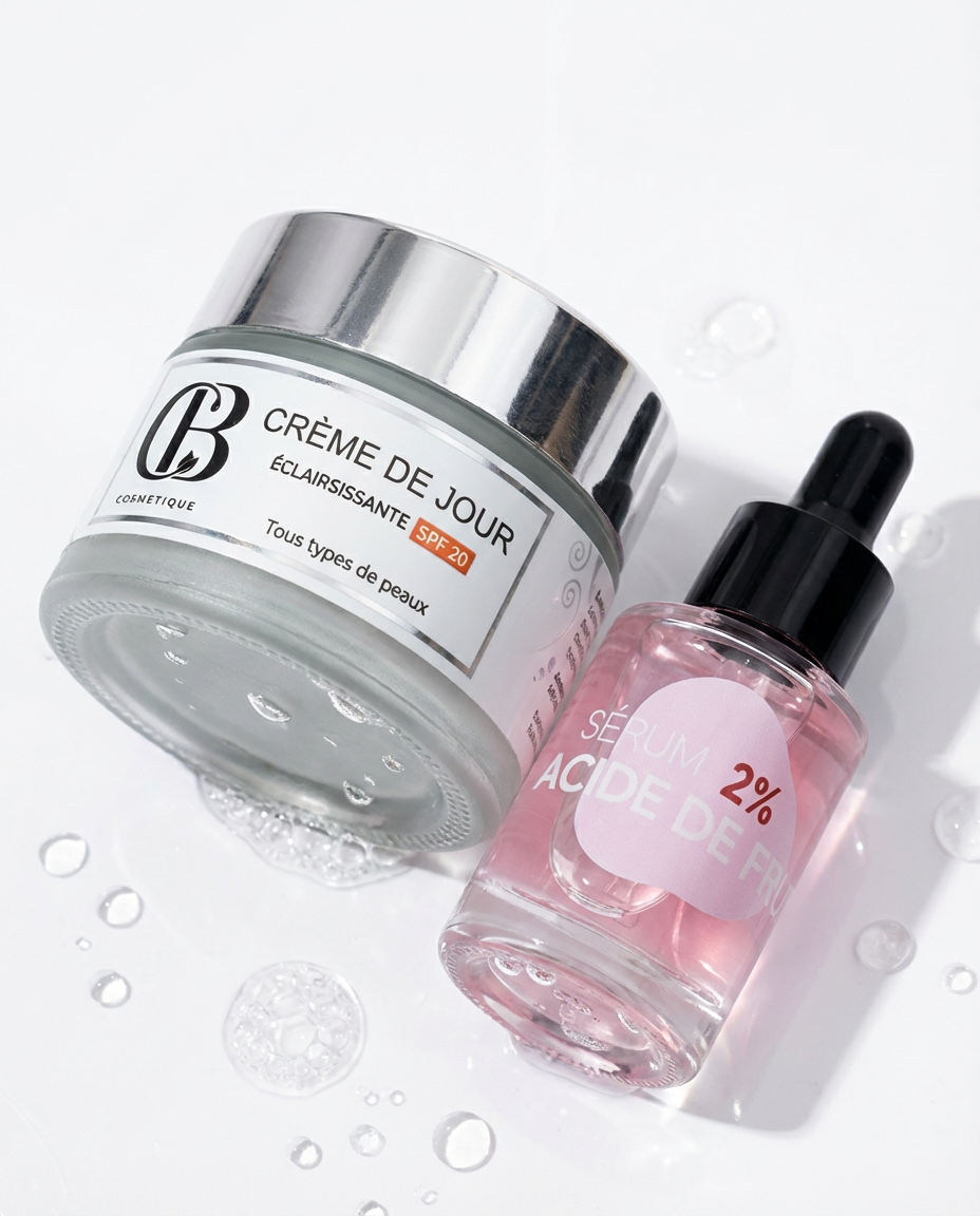 Duo Renouveau Éclat – Acide De Fruit & Crème Éclaircissante