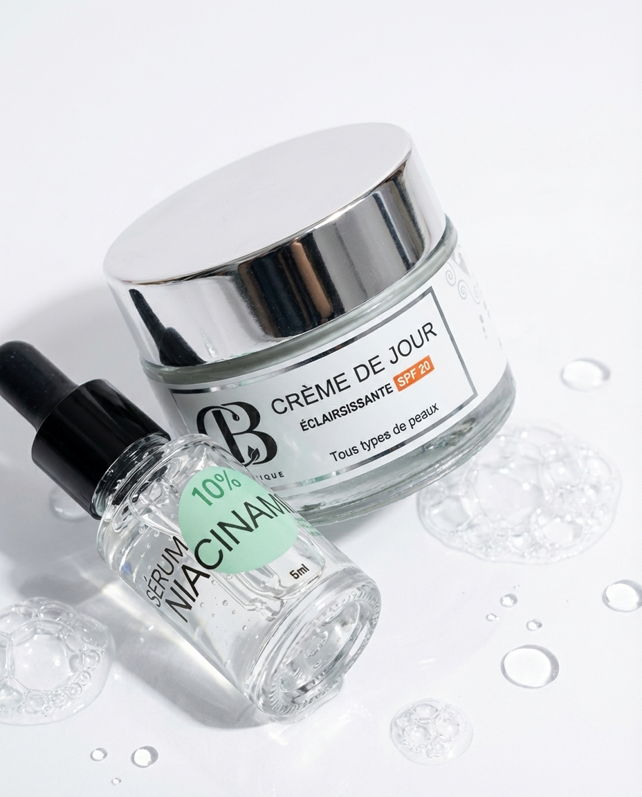 Duo Perfect Glow – Niacinamide & Crème Éclaircissante