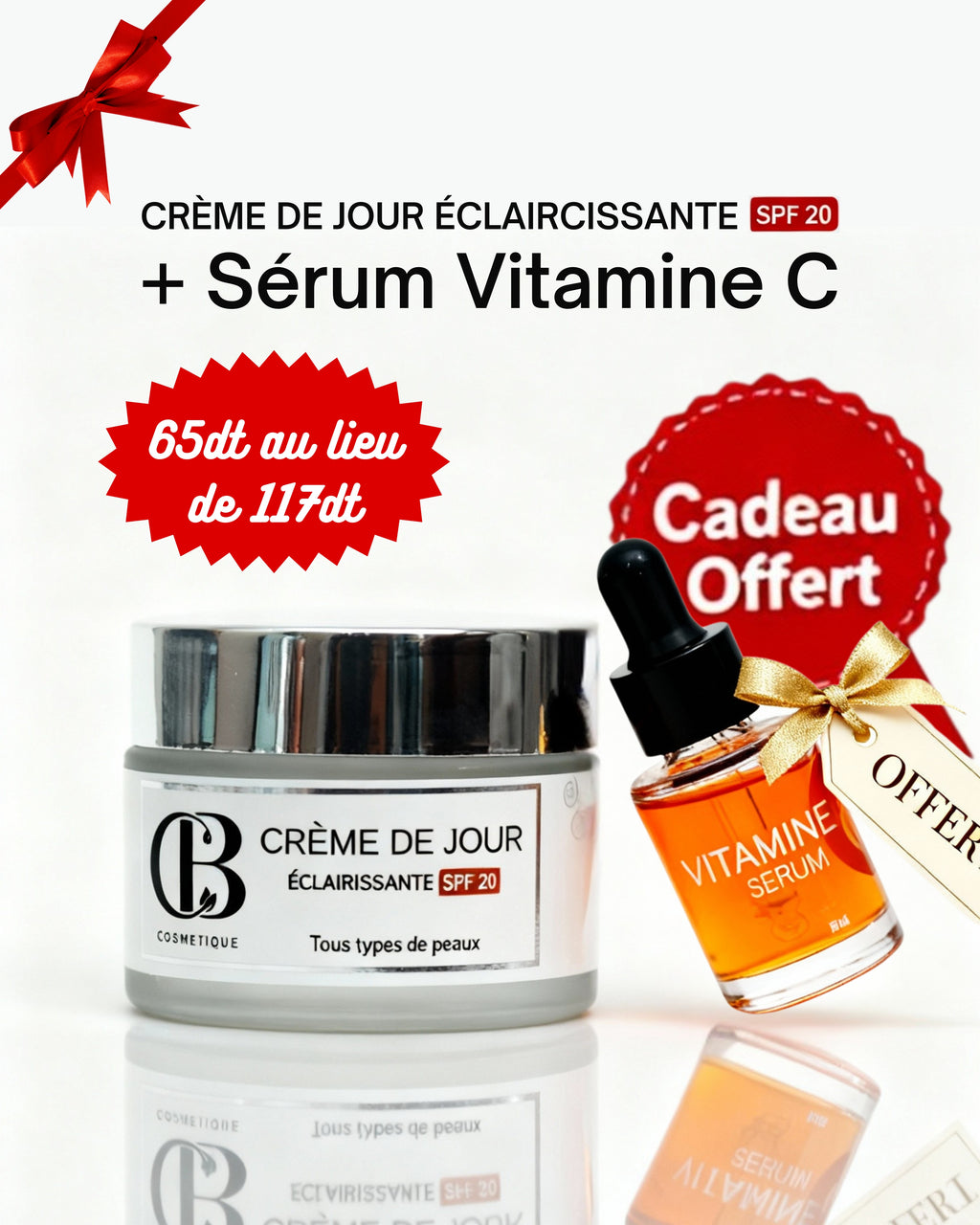 Duo Révélateur de Jeunesse – Crème & Sérum Anti-Taches