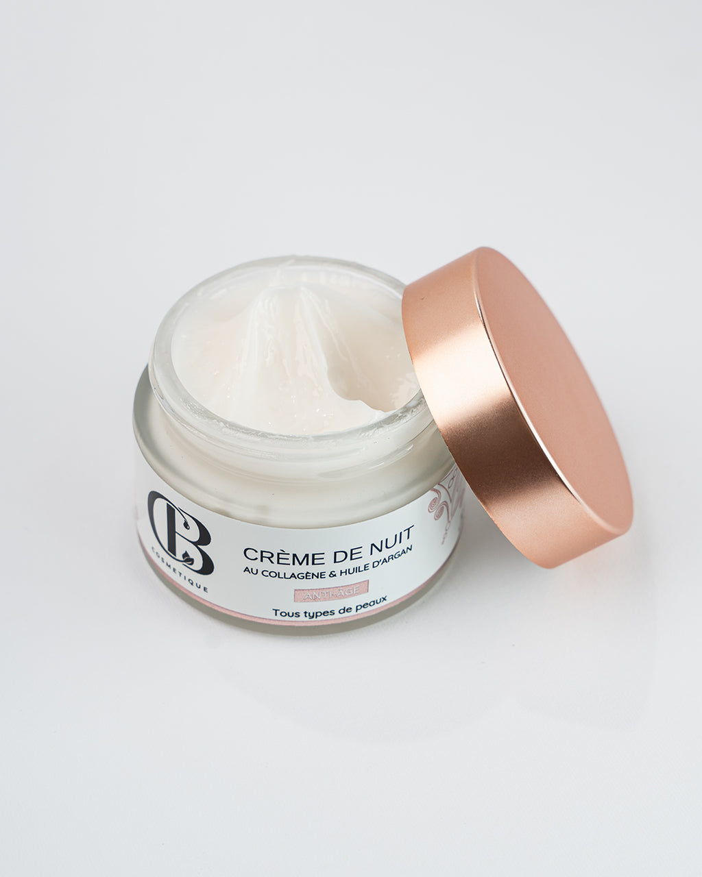 Crème de nuit Anti-Âge au Collagène et l'huile d'argon