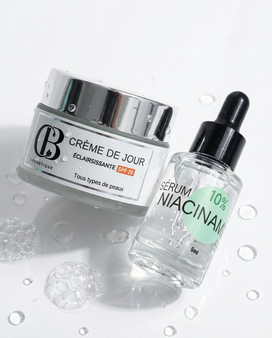 Duo Perfect Glow – Niacinamide & Crème Éclaircissante