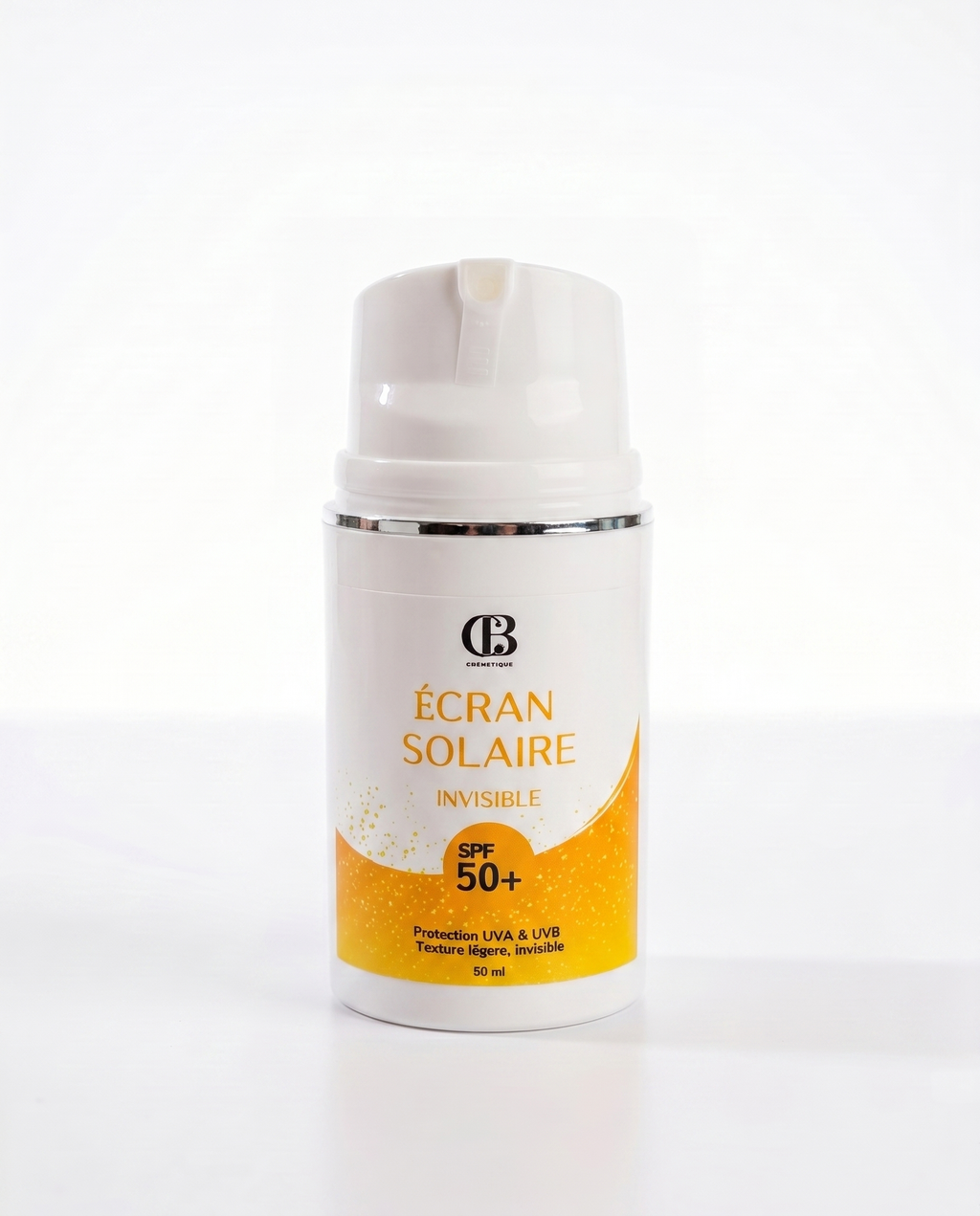 Écran Solaire Invisible SPF 50+ – Protection Totale & Fini Transparent
